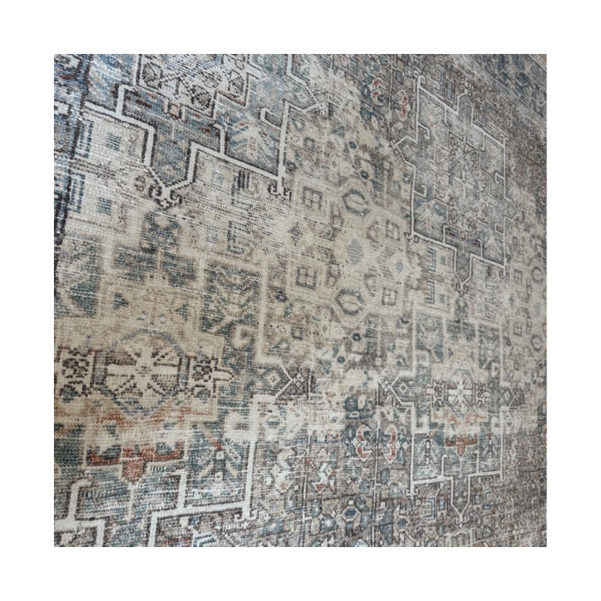 Chris Loves Julia x Loloi Jules Oriental Natural/Ocean Area Rug